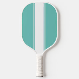 Retro Aqua Aquamarine schmale, senkrechte, senkrec Pickleball Schläger