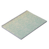 Retro Aqua Notizblock (Linke Seite)