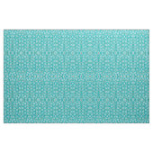 Retro Aqua Orange Muster Stoff (Fat Quarter (45,7 x 55,9 cm))