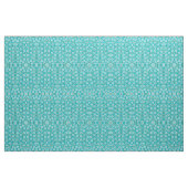Retro Aqua-Orangenmuster Stoff (Fat Quarter (45,7 x 55,9 cm))