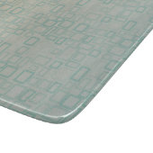 Retro Aqua Schneidebrett (Ecke)