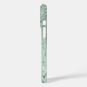 Retro Aqua Wood Case-Mate iPhone Hülle (Rückseite / Links)