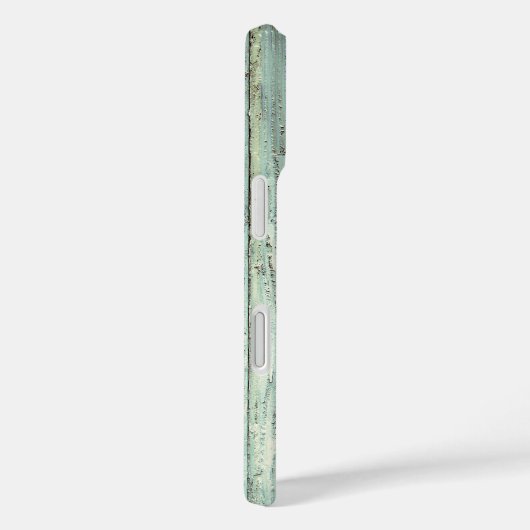 Retro Aqua Wood Case-Mate iPhone Hülle (Rückseite / Rechts)