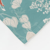 Retro Aquamarin Capricorn Zodiac Festivum Tier Fleecedecke (Ecke)