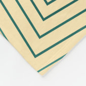 Retro Aquamarine elektrische Gitarre Cooler Person Fleecedecke (Ecke)