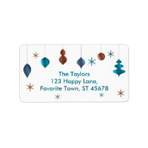 Retro-Aquamarine Kupferseeschichten und Schneefloc