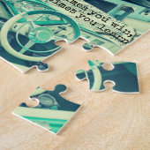 Retro-Aquamarine Moodboard-eigene Inspirationsquel Puzzle (Seite)