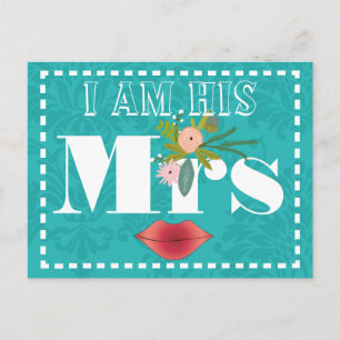 Retro Aquamarine rosa Korallensohle Postkarte