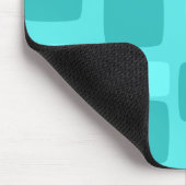 Retro aquamarines Mousepad (Ecke)