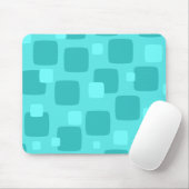 Retro aquamarines Mousepad (Mit Mouse)