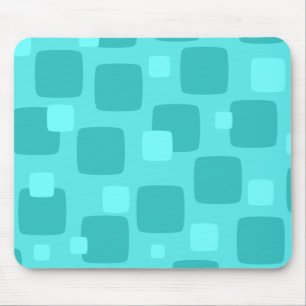 Retro aquamarines Mousepad