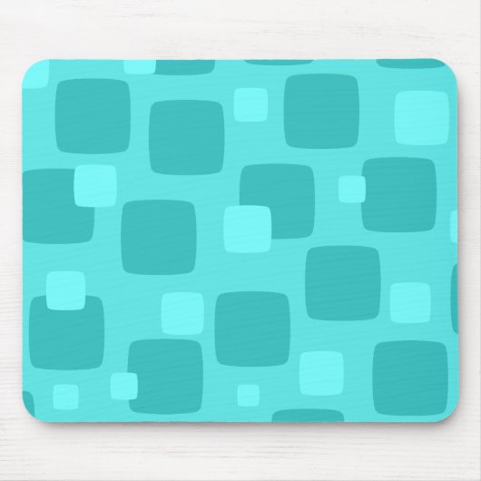 Retro aquamarines Mousepad (Vorne)