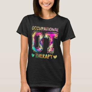 Retro-Arbeitstherapie Vintag OT Life Krawatte Dy T-Shirt