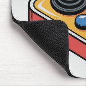 Retro-Arcade-Buttons-Layout-Mauspad Mousepad (Ecke)