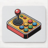 Retro-Arcade-Buttons-Layout-Mauspad Mousepad (Vorne)