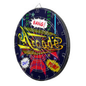 Retro Arcade-Dekoration Dartscheibe (Vorderseite rechts)