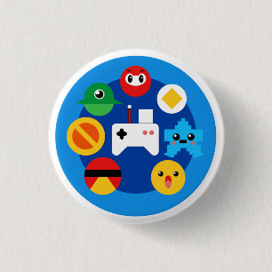 Retro Arcade Fun Button