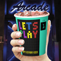 Retro Arcade Game Kids 1. Geburtstag Party