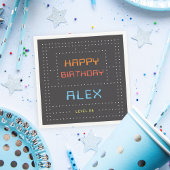 Retro Arcade Game Kindergeburtstag Party Serviette