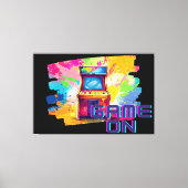 Retro Arcade Game on Leinwand Art (Vorderseite)