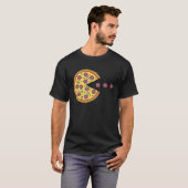 Retro Arcade Game Pizza Salami Classic Videogam T-Shirt (Vorne ganz)