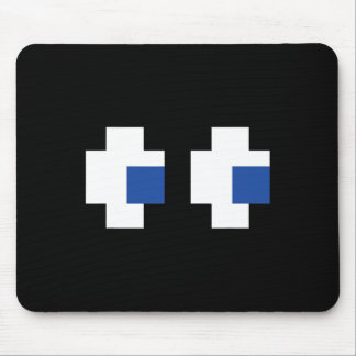Retro Arcade Gaming Halloween Ghost Partner Group Mousepad