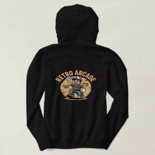 Retro-Arcade-Klassiker-Held-80er-Gamer-T-Shirt-Des Hoodie