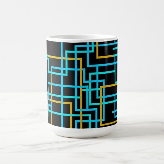 Retro-Arcade-Labyrinth Kaffeetasse (Mittel)