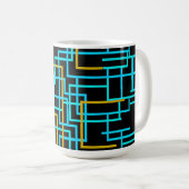 Retro-Arcade-Labyrinth Kaffeetasse (VorderseiteRechts)