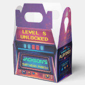 Retro-Arcade-Level-Up-Geburtstagsgeschenkbox Geschenkschachtel (Geöffnet)