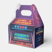 Retro-Arcade-Level-Up-Geburtstagsgeschenkbox Geschenkschachtel (Vorderseite)