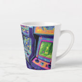 Retro Arcade Machines in Space Milchtasse (Rechts)