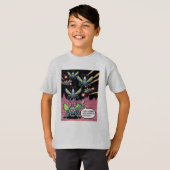 Retro Arcade Manti Aliens Pixel Art - Funny Defend T-Shirt (Vorne ganz)