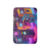 Retro-Arcade-Maschinen Badematte (Vorderseite Vertikal)