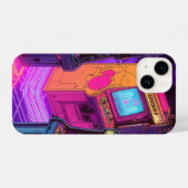 Retro-Arcade-Maschinen iPhone Hülle (Rückseite (Horizontal))