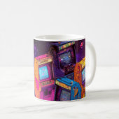 Retro-Arcade-Maschinen Kaffeetasse (VorderseiteRechts)