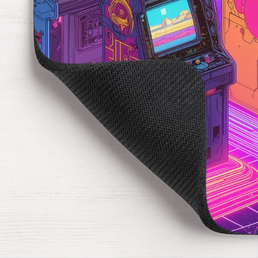 Retro-Arcade-Maschinen Mousepad (Ecke)