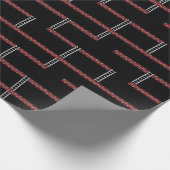 Retro-Arcade-Pixel-Plattform-Leiter-Design Geschenkpapier (Ecke)
