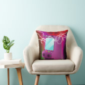 Retro-Arcade-Poster der 80er Jahre Kissen (Stuhl )