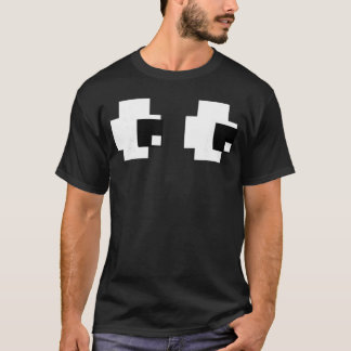 Retro-Arcade-Spiel Geisteraugen-Gruppen-Halloween- T-Shirt
