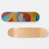 Retro Arcade Style Skateboard (Horizontal)
