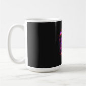 Retro-Arcade-Synthwave-Neon-Aufkleber Kaffeetasse (Links)