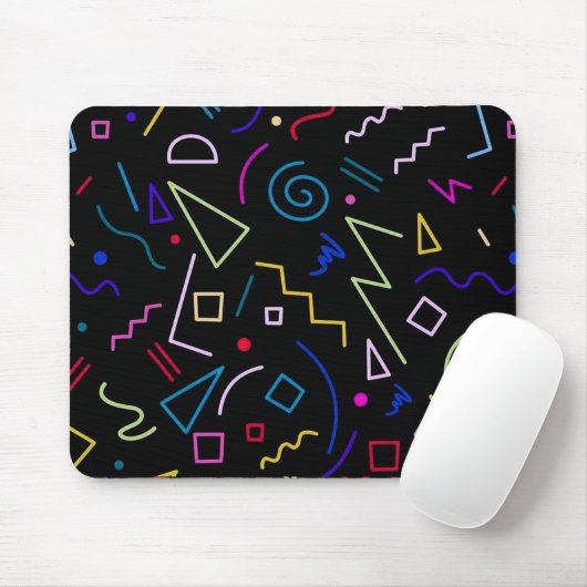 Retro-Arcade-Teppichboden - Non-Slip-Mousepad #1-1 Mousepad (Mit Mouse)