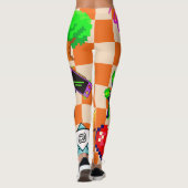 Retro Arcade Vibes Leggings (Rückseite)
