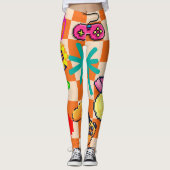 Retro Arcade Vibes Leggings (Vorderseite)