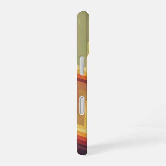 Retro Arcade Zigzag iPhone 16 Hülle (Rechte Seite)