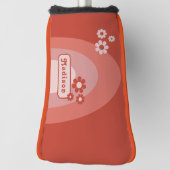 Retro Arch Einfache Blumenbezeichnung Golf Headcover (Rotieren 90)