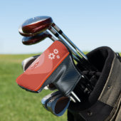 Retro Arch Einfache Blumenbezeichnung Golf Headcover (In Situ)