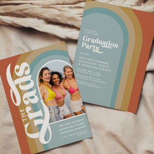 Retro-Arch-Foto 2026 gemeinsame Abschlussfeier Einladung