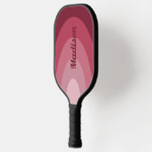 Retro Arch Personalisiert Pickleball Schläger (Links)